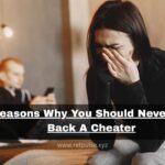Never take back a cheater