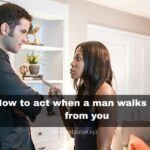 Man walks away from you