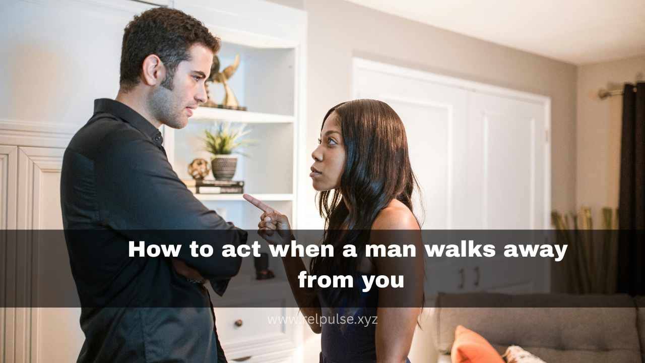 Man walks away from you